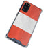 Peru Flag Distressed Galaxy S20 FE Clear Case